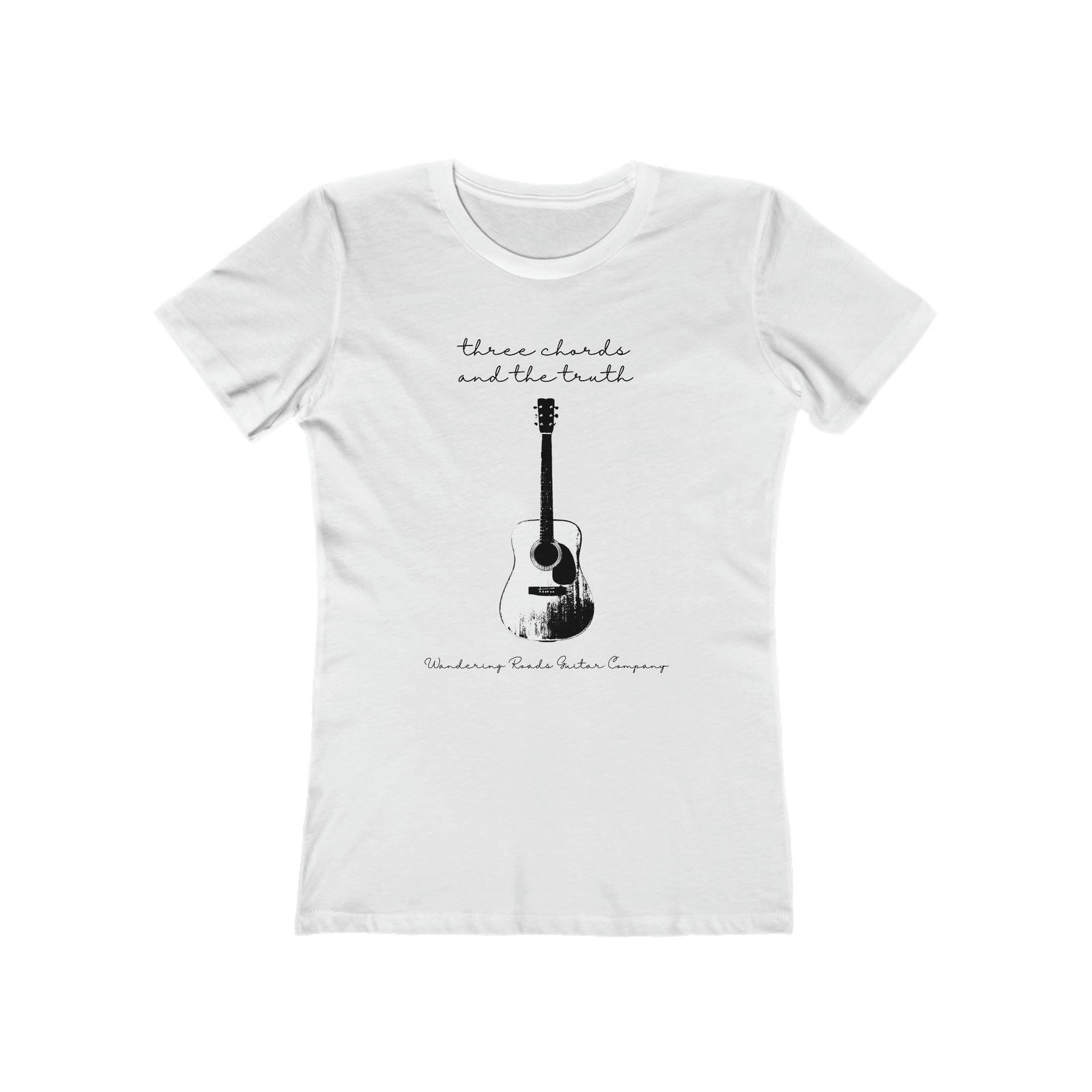 Three Chords Boyfriend Tee for Women